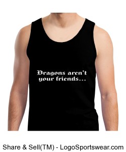 Dragons Aren't Your Friends Adult Tank Design Zoom